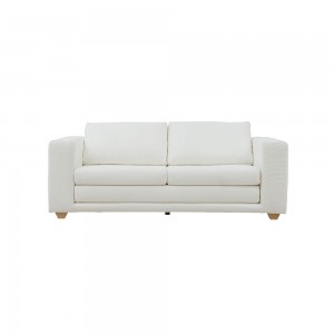 Sofá cama de diseño Victor con posterior ajustable para dormitorio de Softline.