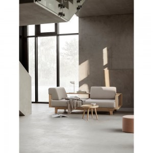 Sofá cama de diseño Wood de Softline. Sofá cama para dormitorio o salón.