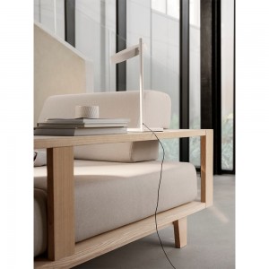 Sofá cama de diseño Wood de Softline. Sofá cama para dormitorio o salón.