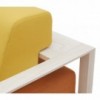 Sofá cama de diseño Wood de Softline. Sofá cama para dormitorio o salón.