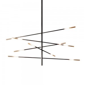 Lámpara suspendida Crossroad de Bonaldo. Diseño italiano de iluminación.