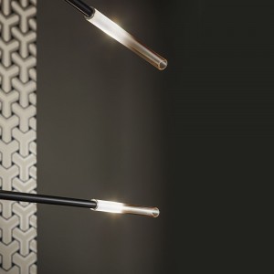Lámpara suspendida Crossroad de Bonaldo. Diseño italiano de iluminación.