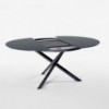 Mesa Barone redonda extensible de Bontempi. Muebles modernos italianos.