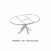 Mesa Barone redonda extensible de Bontempi. Muebles modernos italianos.