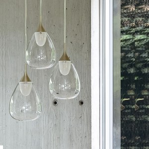 Lámpara suspendida Gocce de Bonaldo. Diseño de iluminación interior.