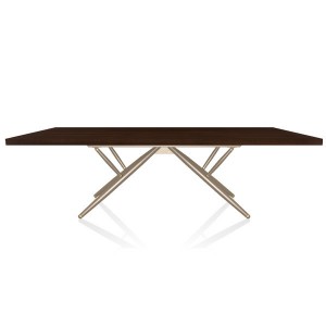 Mesa Bridge Rectangular de Bontempi. Mesas fijas modernas de diseño italiano.