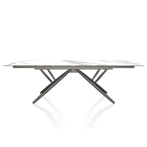Mesa Bridge Extensible 160 de Bontempi. Mesas fijas o extensibles modernas de diseño italiano.
