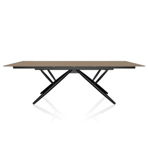 Mesa Bridge Extensible 160 de Bontempi. Mesas fijas o extensibles modernas de diseño italiano.