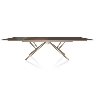 Mesa Bridge Extensible 190 de Bontempi. Mesas fijas o extensibles modernas de diseño italiano.