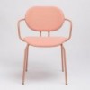 Sillón Hari tapizado de Ondarreta. Sillas de diseño. Silla con brazos de interior.