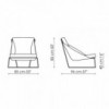 Sillón Alfie arm de Bonaldo. Moderno diseño italino para interiores.