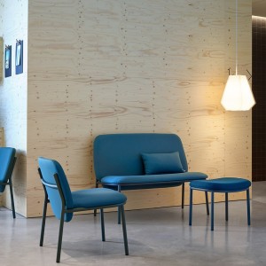 Sillón Lana acero de Ondarreta. Sillones de diseño.