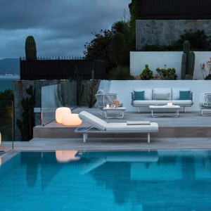 Tumbona Babylon de Varaschin. excelente diseño de los Muebles modernos italianos.