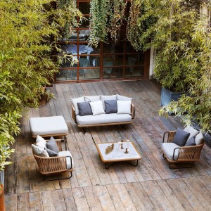 Pouf Babylon de Varaschin. excelente diseño de los Muebles modernos italianos.