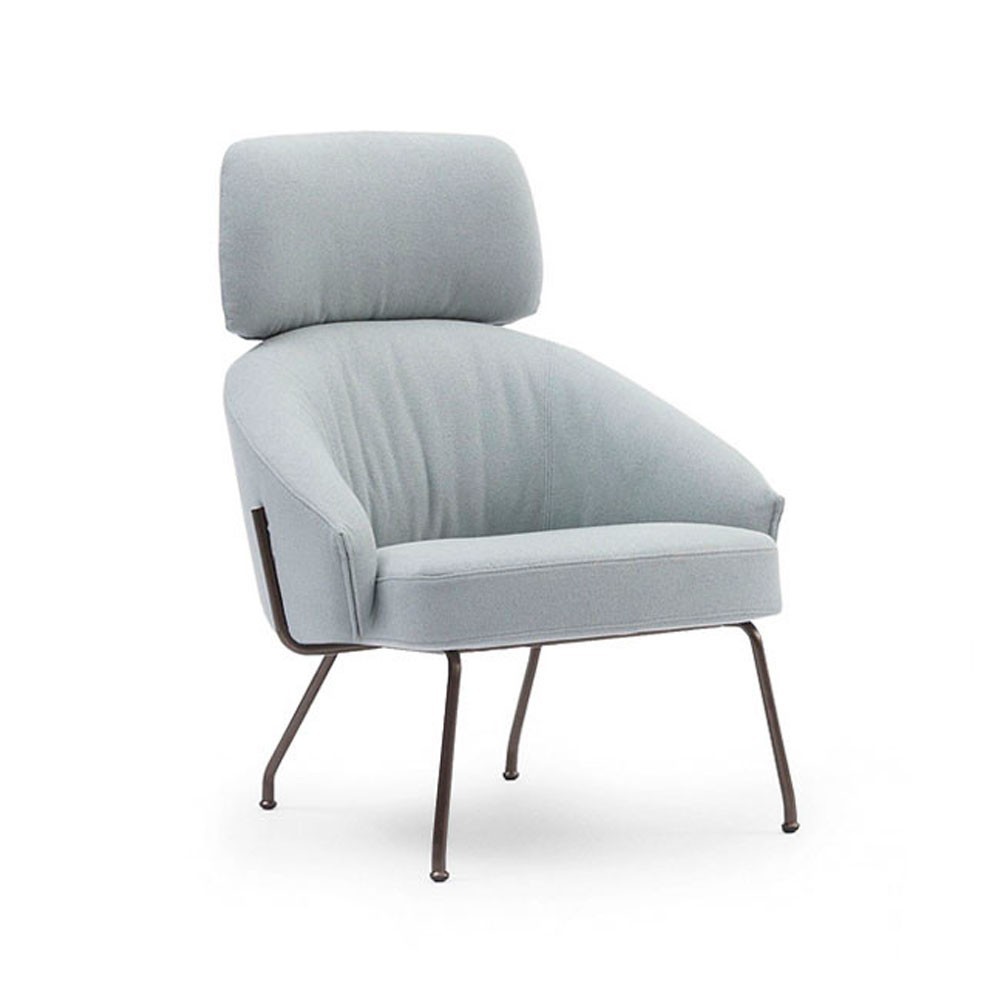 Sillón Bahia tapizado de Bonaldo. Mobiliario de muebles de diseño italiano.