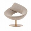 Sillón Lock Giratorio de Bonaldo. Sillón moderno tapizado para interiores.