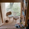 Pouf Lana madera de Ondarreta. Poufs de diseño.