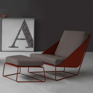 Pouf Alfie de Bonaldo. Moderno diseño italino ideal para interiores.