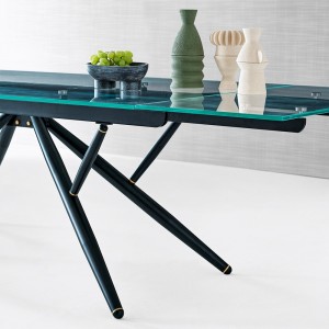 Mesa Bridge Extensible 160 de Bontempi. Mesas fijas o extensibles modernas de diseño italiano.