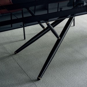 Mesa Bridge Extensible 160 de Bontempi. Mesas fijas o extensibles modernas de diseño italiano.