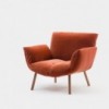 Sillón Pil tapizado de Bonaldo. Mobiliario de muebles de diseño italiano.