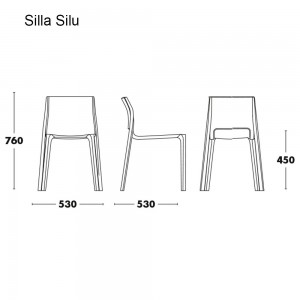 Silla de madera Silu de Ondarreta. Sillas modernas.