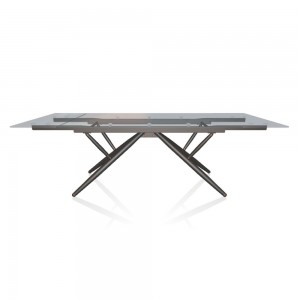 Mesa Bridge Extensible 160 de Bontempi. Mesas fijas o extensibles modernas de diseño italiano.