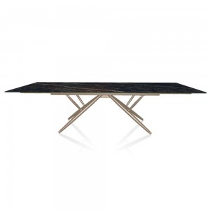Mesa Bridge Extensible 190 de Bontempi. Mesas fijas o extensibles modernas de diseño italiano.