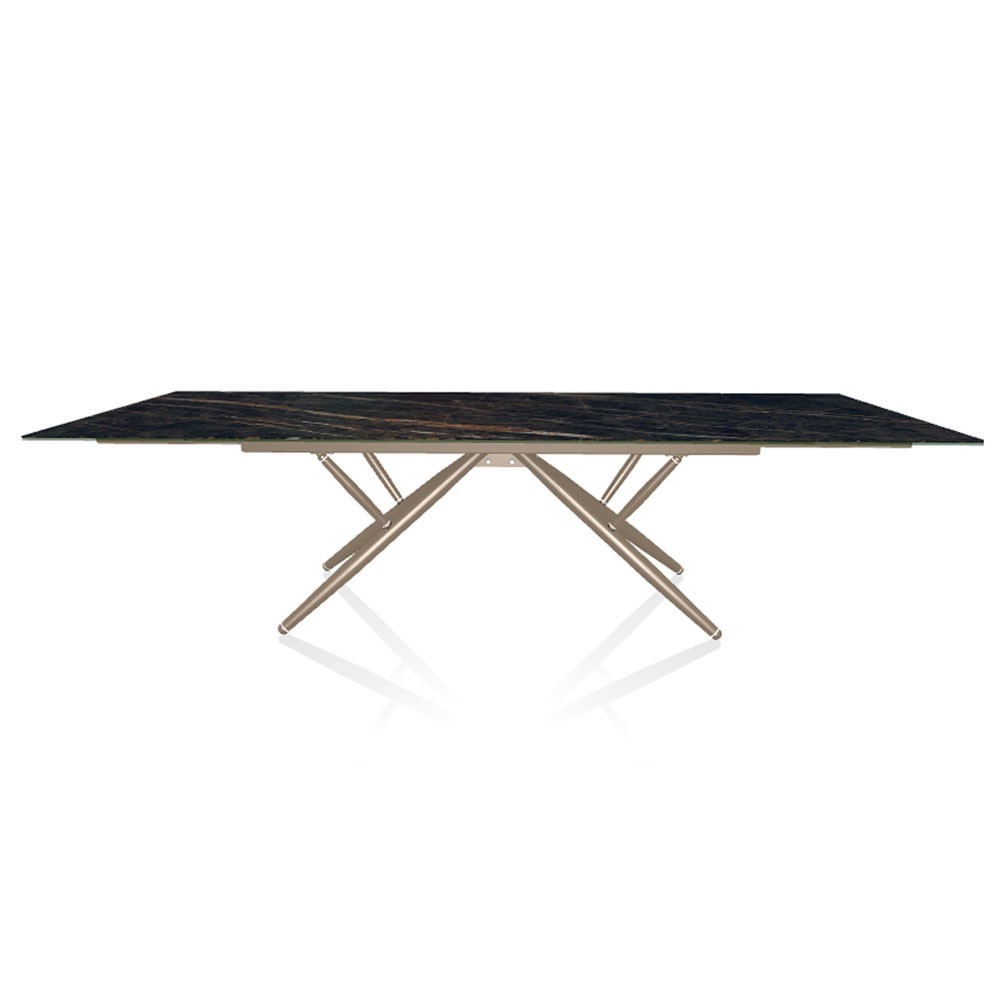 Mesa Bridge Extensible 190 de Bontempi. Mesas fijas o extensibles modernas de diseño italiano.