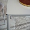 Mesa Moon Rectangular Alta de Bontempi. Catálogo de mesas de diseño italiano.