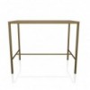 Mesa Moon Rectangular Alta de Bontempi. Catálogo de mesas de diseño italiano.