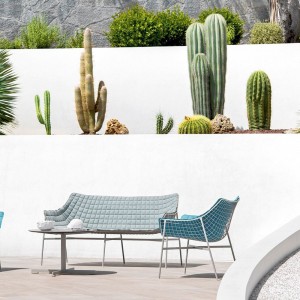 Sillón loungue Summer set Varaschin. Excelente diseño para espacios exteriores.