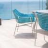 Sillón loungue Summer set Varaschin. Excelente diseño para espacios exteriores.