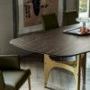 Mesa Universe XXL Cantos Redondeados de Bontempi.  Mesas fijas modernas de diseño italiano.