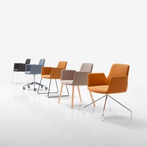 Sillón Altea acero Inclass. Sillones modernos para oficinas y salones.