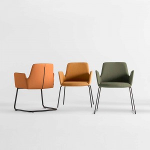 Sillón Altea acero Inclass. Sillones modernos para oficinas y salones.