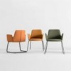 Sillón Altea acero Inclass. Sillones modernos para oficinas y salones.