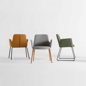 Sillón Altea acero Inclass. Sillones modernos para oficinas y salones.