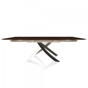 Mesa Artistico Extensible madera de Bontempi. Muebles modernos italianos.