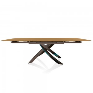 Mesa Artistico Extensible madera de Bontempi. Muebles modernos italianos.