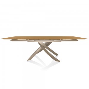 Mesa Artistico Extensible madera de Bontempi. Muebles modernos italianos.