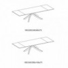 Mesa Artistico Extensible madera de Bontempi. Muebles modernos italianos.