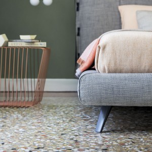 Cama Cuff de Bonaldo. Mobiliario de diseño italiano para dormitorios.