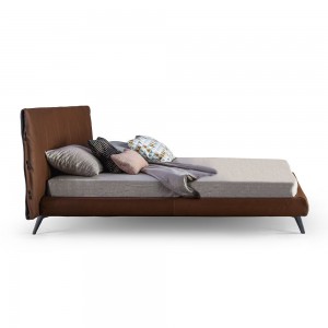 Cama Doble Cuff de Bonaldo. Mobiliario de diseño italiano para dormitorios.