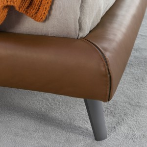 Cama Doble Cuff de Bonaldo. Mobiliario de diseño italiano para dormitorios.