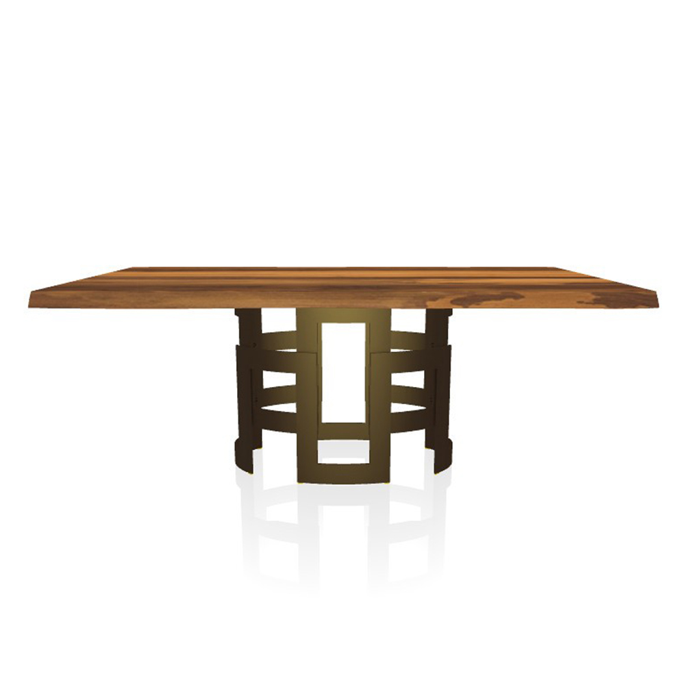 Mesa Imperial Rectangular Fija de Bontempi. Mesas y sillas de diseño italiano.