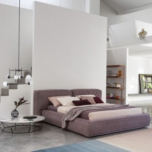 Cama Fluff de Bonaldo. Mobiliario de diseños modernos para dormitorios.