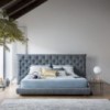Cama Full Moon de Bonaldo. Mobiliario de diseño italiano para camas.