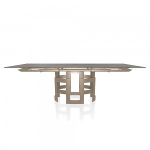 Mesa Imperial Extensible Ceramica o Marmol de Bontempi. Mesas y sillas de diseño italiano.