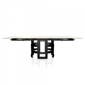 Mesa Imperial Extensible Ceramica o Marmol de Bontempi. Mesas y sillas de diseño italiano.